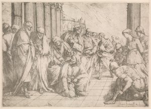 Kristus og kvinden taget i utroskab Kristus og kvinden taget i utroskab af Luca Giordano