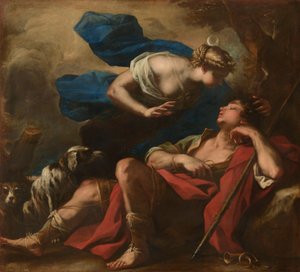 Diana og Endymion af Luca Giordano