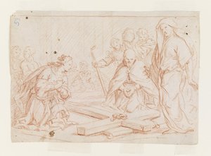 Fund af korset af Luca Giordano