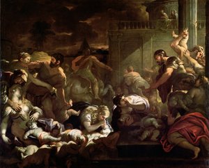 Massakren på de uskyldige af Luca Giordano