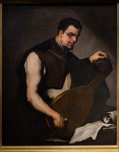 Musiker stemmer sin lut af Luca Giordano