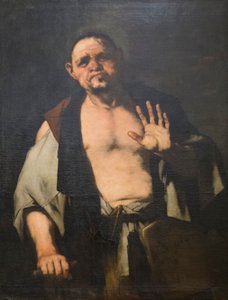 Portræt af en bygmester (Crates) af Luca Giordano