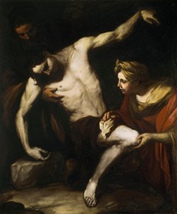 Sankt Sebastian plejet af Sankt Irene af Luca Giordano