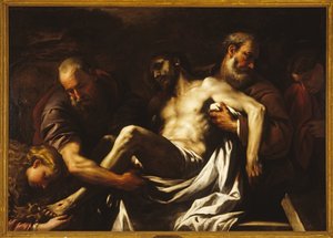 Kristi gravlæggelse af Luca Giordano