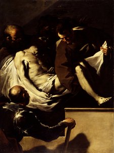 Kristi gravlæggelse, ca. 1659-60 af Luca Giordano