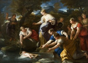 Fundet af Moses, ca. 1685-1690