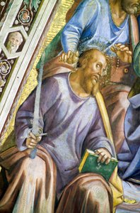 Apostle, detalje af Sankt Paulus af Luca Signorelli