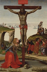 Kristus på korset med Maria Magdalene