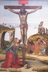 Korsfæstelse med Maria Magdalena af Luca Signorelli