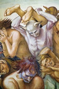 Damned in hell, fra Last Judgment fresco-cyklus af Luca Signorelli