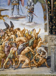 Damned in hell, fra Last Judgment fresko-cyklus