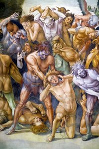 Damned in hell, fra Last Judgment fresko-cyklus af Luca Signorelli