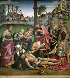 Klagesang over den døde Kristus, 1502. af Luca Signorelli