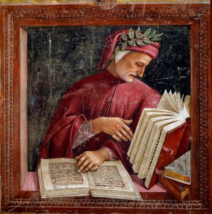 Repræsentation af den italienske digter Dante Alighieri af Luca Signorelli