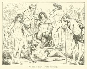 School of Pan (gravering) af Luca Signorelli