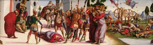 Den hellige Katarina af Alexandrias martyrium, ca. 1498 af Luca Signorelli