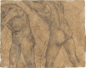 To nøgenfigurer [verso] af Luca Signorelli