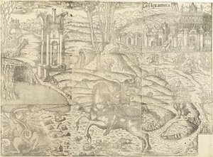 St George og dragen af Lucantonio degli Uberti