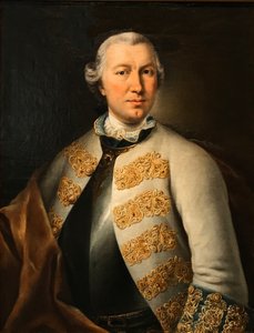 Portræt af grev Karl von Sievers 1710-1774, 1755.