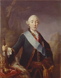 Portræt af zaren Peter III af Rusland 1728-1762, 1761