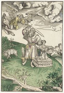 Abraham ofrer sin søn Isak