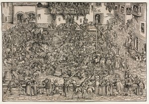En turnering af Lucas Cranach