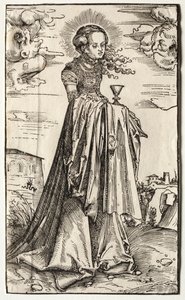 St. Barbara af Lucas Cranach