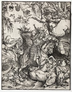 St. George dræber dragen af Lucas Cranach