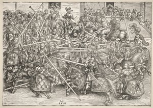 Turneringen med lanser af Lucas Cranach