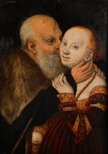 Det ulige par af Lucas Cranach d. Ä.
