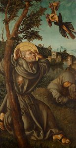 Stigmatisering af hl. Franziskus af Lucas Cranach d. Ä.