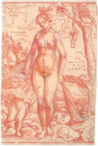 Venus og Amor af Lucas Cranach d.Æ.
