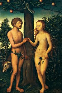 Adam og Eva af Lucas Cranach the Elder
