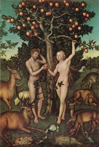 Adam og Eva af Lucas Cranach the Elder