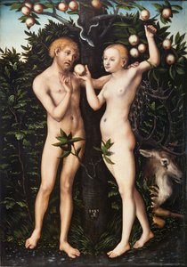 Adam og Eva af Lucas Cranach the Elder