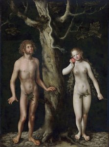 Adam og Eva af Lucas Cranach the Elder