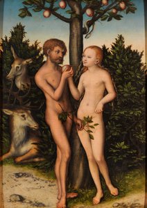 Adam og Eva







































 / Menneskets fald af Lucas Cranach the Elder