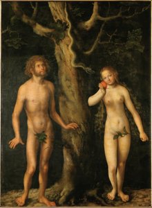 Adam og Eva af Lucas Cranach the Elder