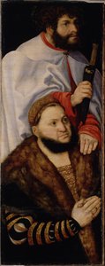 Jomfruens altertavle, eller den såkaldte fyrstealtertavle [venstre fløj] af Lucas Cranach the Elder