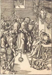 Kristus før Kajfas af Lucas Cranach the Elder