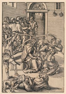 Crowning of Thorns, illustration fra "The Passion" af Lucas Cranach the Elder