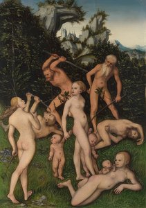 Slutningen af ​​sølvalderen (?). Omkring 1530 af Lucas Cranach the Elder