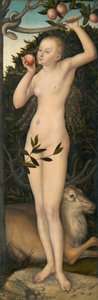 Eva, 153337. af Lucas Cranach the Elder