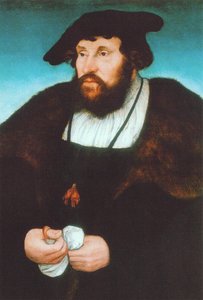 Tysk: Bildnis Christians II, König von Dänemark Portræt af Christian II, konge af Danmark af Lucas Cranach the Elder