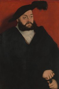 Johann 1498-1537, hertug af Sachsen, ca. 1534-37. af Lucas Cranach the Elder