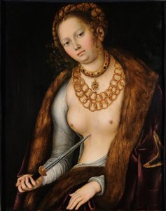 Lucretia af Lucas Cranach the Elder