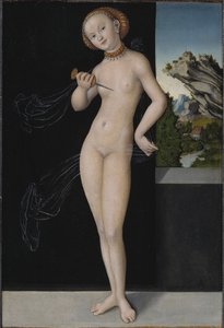 Lucretia, 1528 af Lucas Cranach the Elder