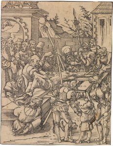 Saint Bartholomews martyrium. Fra serien Martyrdom of the Tolv Apostles, ca. 1520. af Lucas Cranach the Elder