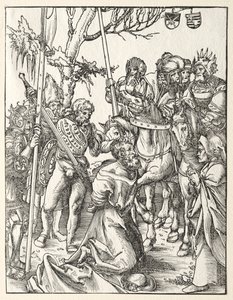 Sankt Jakob den Stores martyrium. af Lucas Cranach the Elder