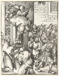 Sankt Jakob den Mindre Martyrium. af Lucas Cranach the Elder